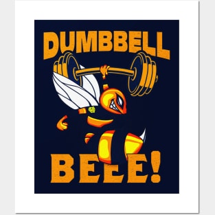 dumbbellbee or bumblebee Posters and Art